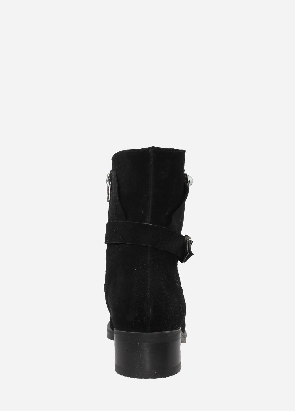Зимние ботинки re355-11 черный Emilio из натуральной замши