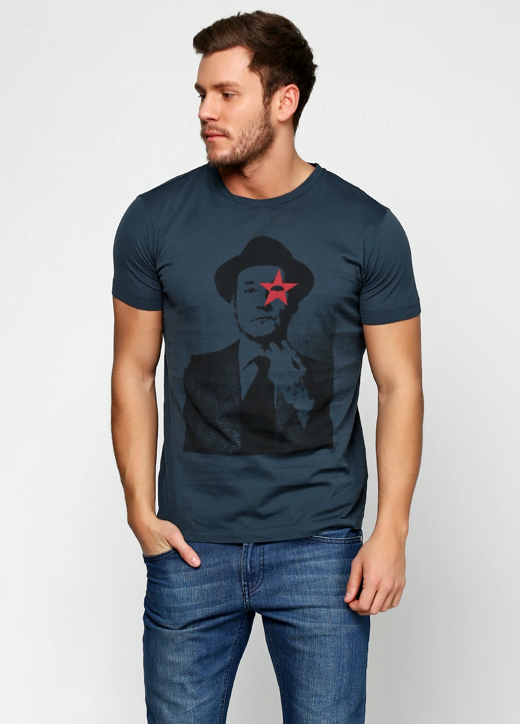 Темно-синяя футболка Richmond Denim