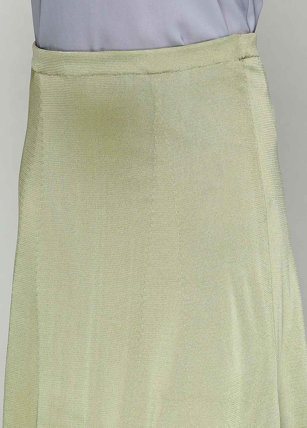 Светло-зеленая кэжуал однотонная юбка Valentino миди