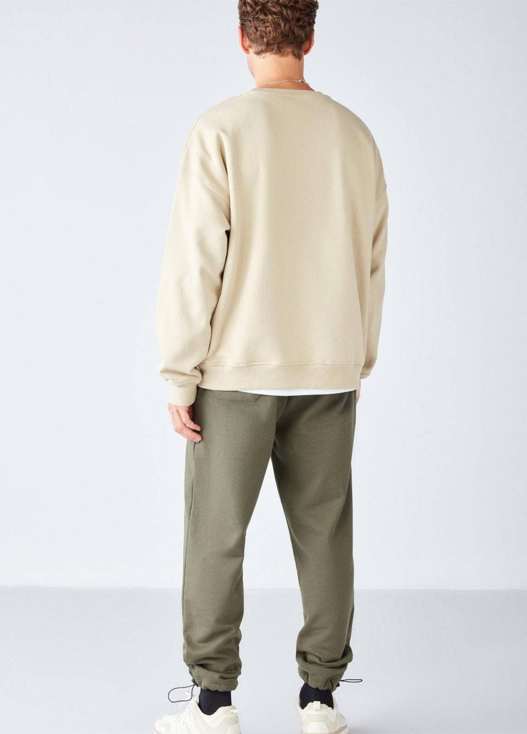 Бежевий світшот Grimelange однотонний без декору (328720260)