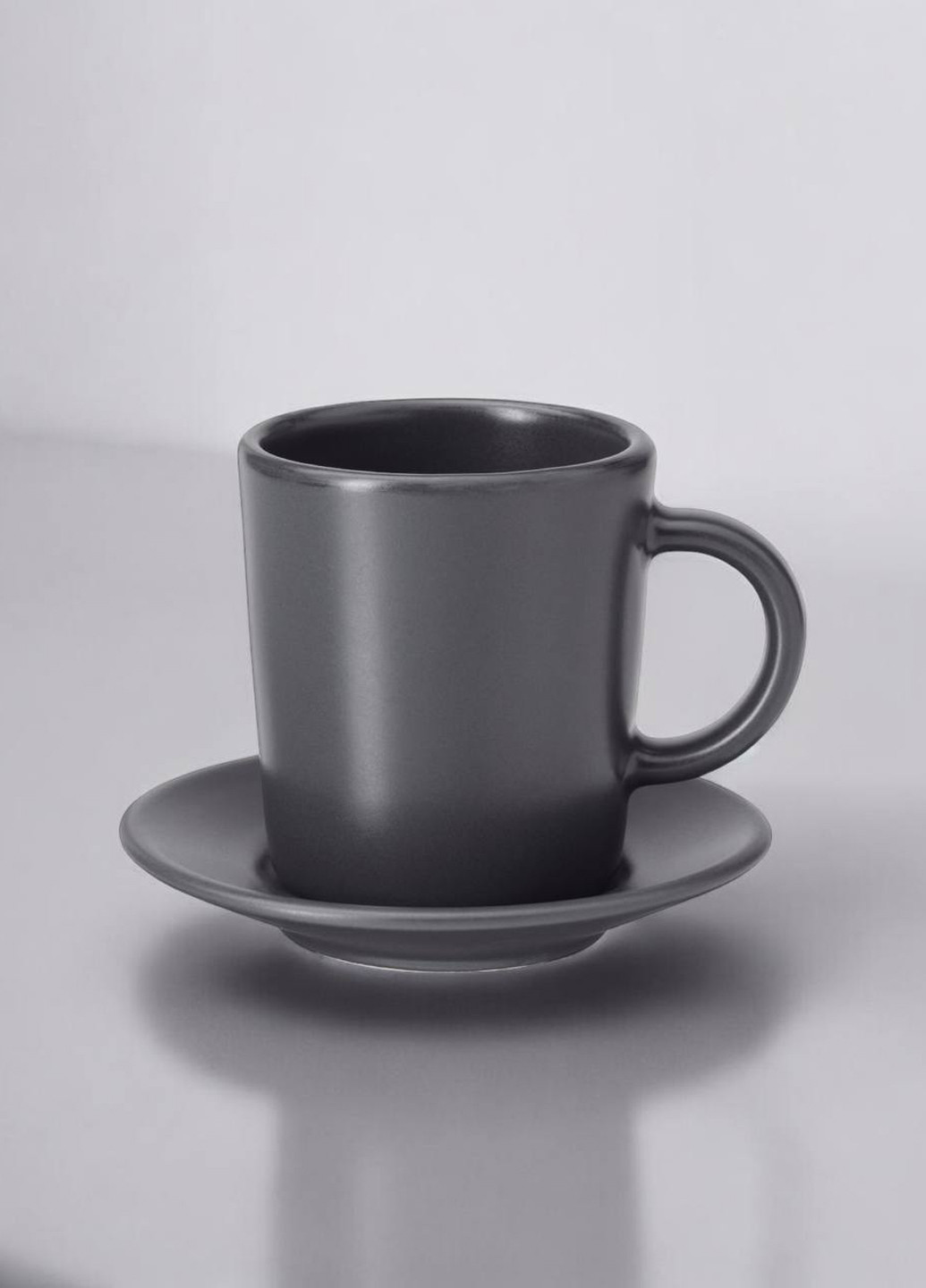 Чашка и блюдце для кофе, 90 мл IKEA (268660065)