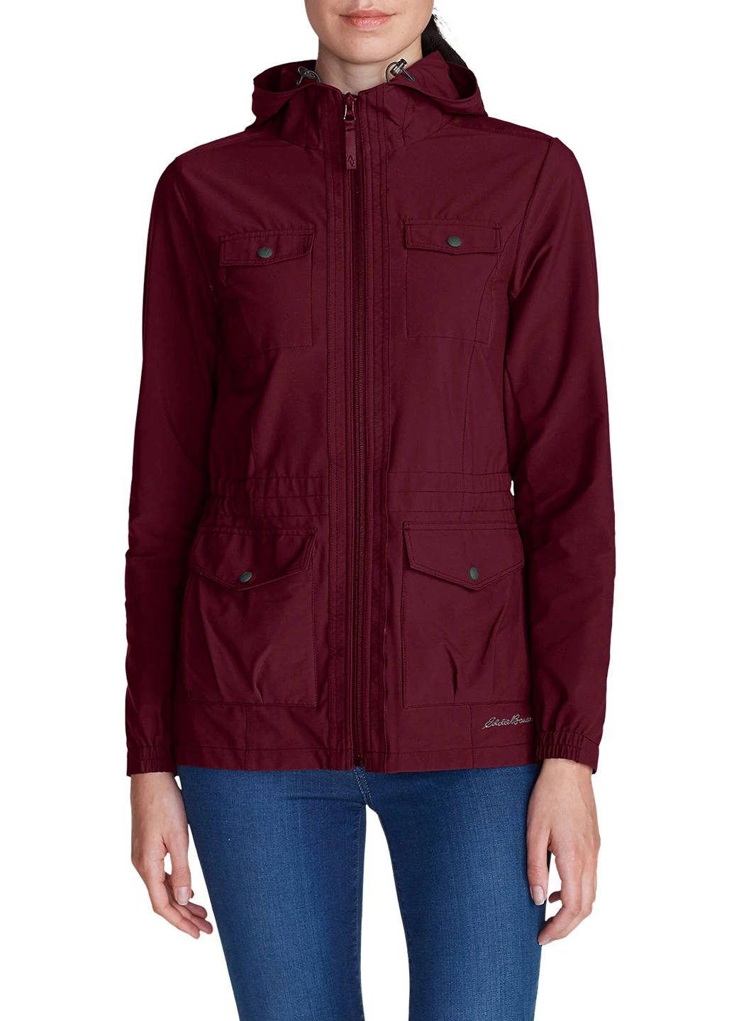 Фиолетовая демисезонная куртка Eddie Bauer