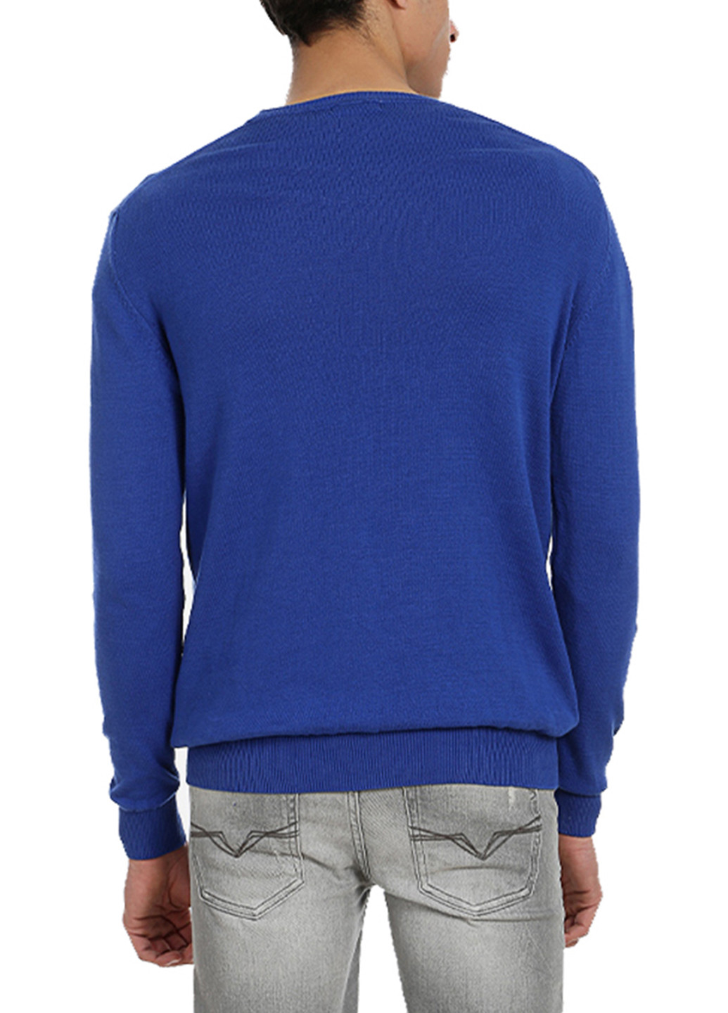 Синий демисезонный пуловер пуловер Яavin