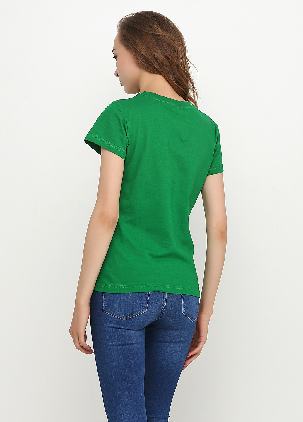 Зеленая летняя футболка Manatki