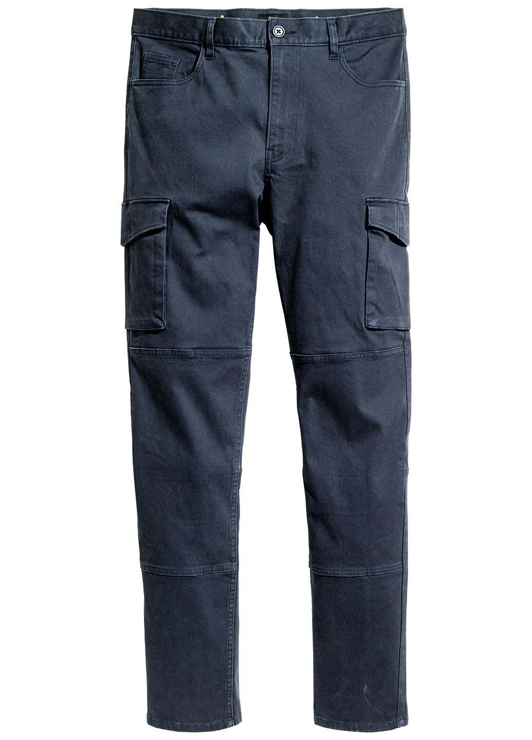 Синие кэжуал демисезонные карго брюки H&M