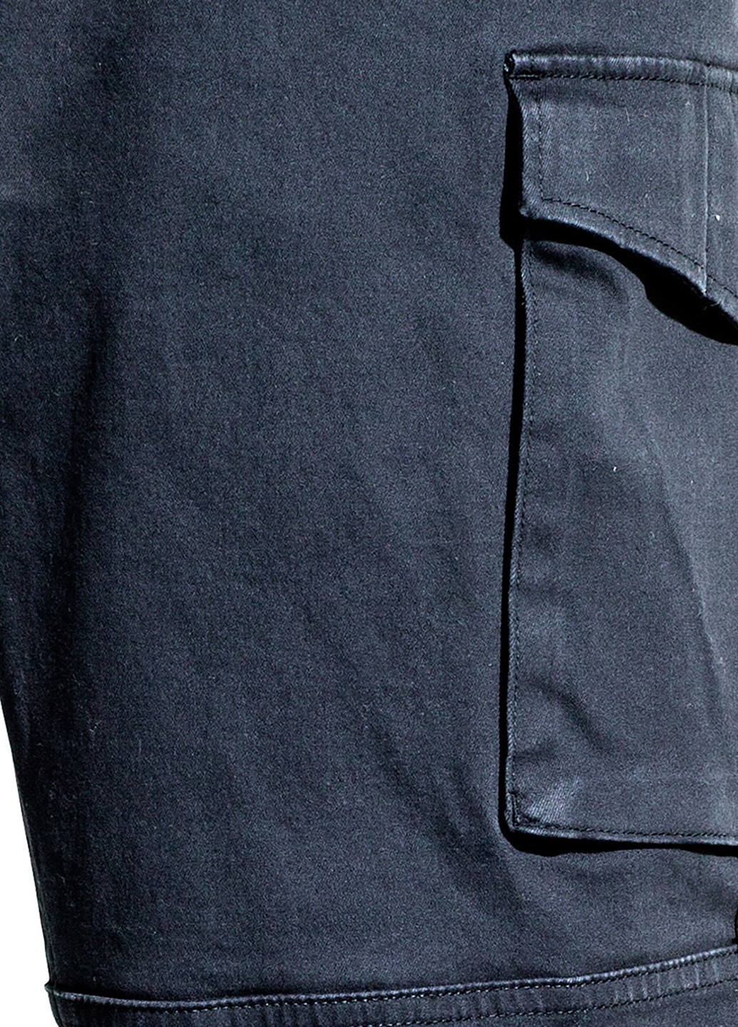 Синие кэжуал демисезонные карго брюки H&M