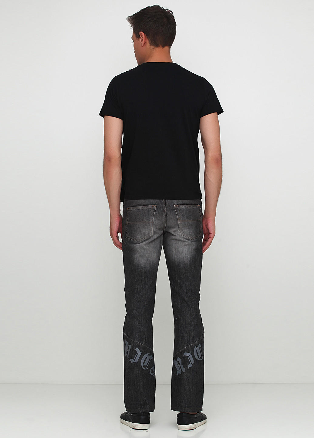 Темно-серые демисезонные прямые джинсы Richmond