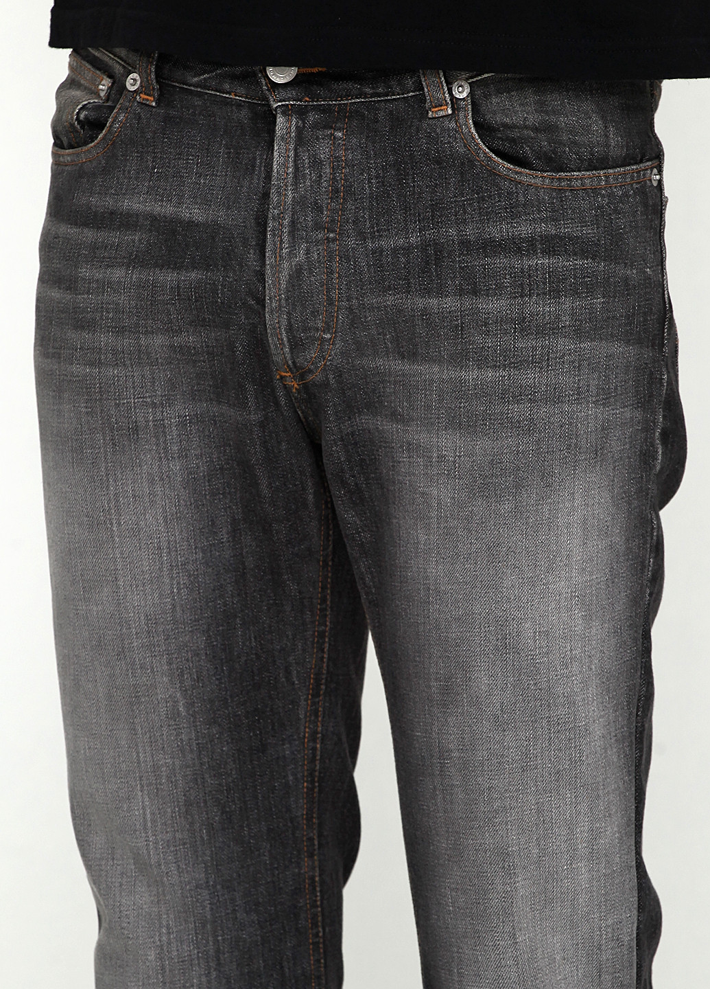 Темно-серые демисезонные прямые джинсы Richmond