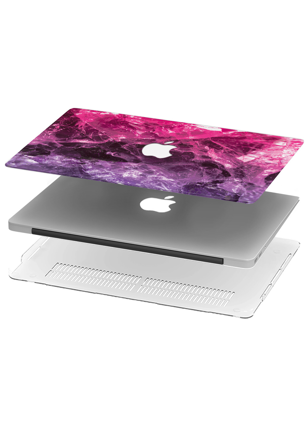 Чохол пластиковий для Apple MacBook Pro 13 A1278 Фіолетовий Кварц (Purple Quartz) (6347-1856) MobiPrint (218528200)