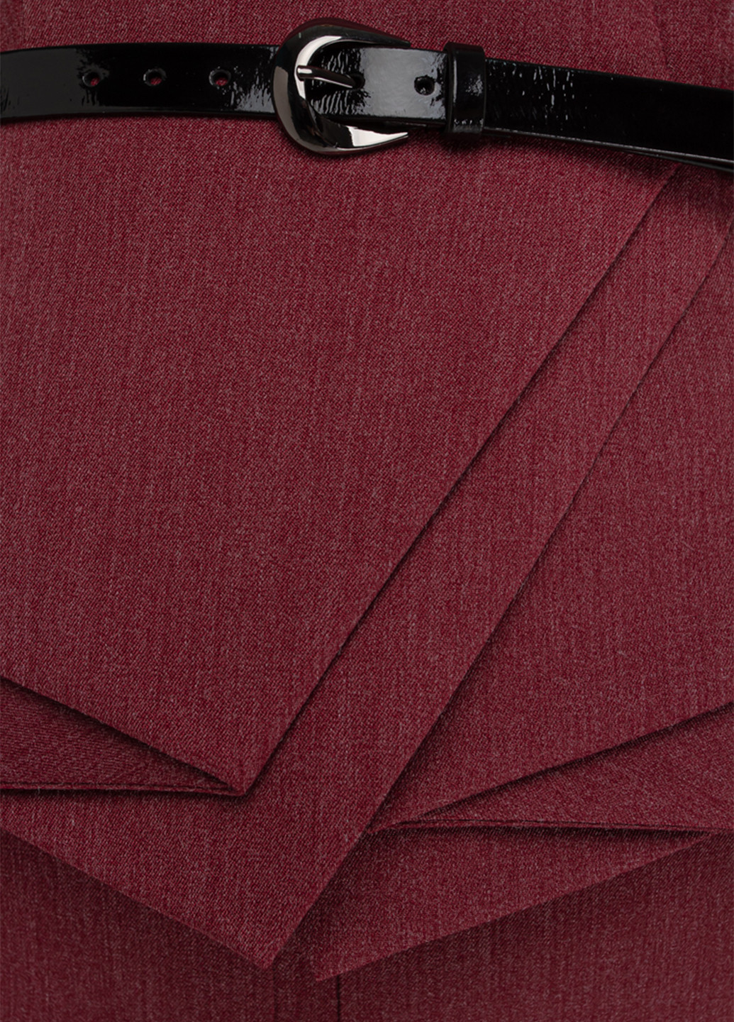 Костюм (жакет, юбка) BGL Комплект (жакет и юбка) юбочный однотонный бордовый деловой шерсть