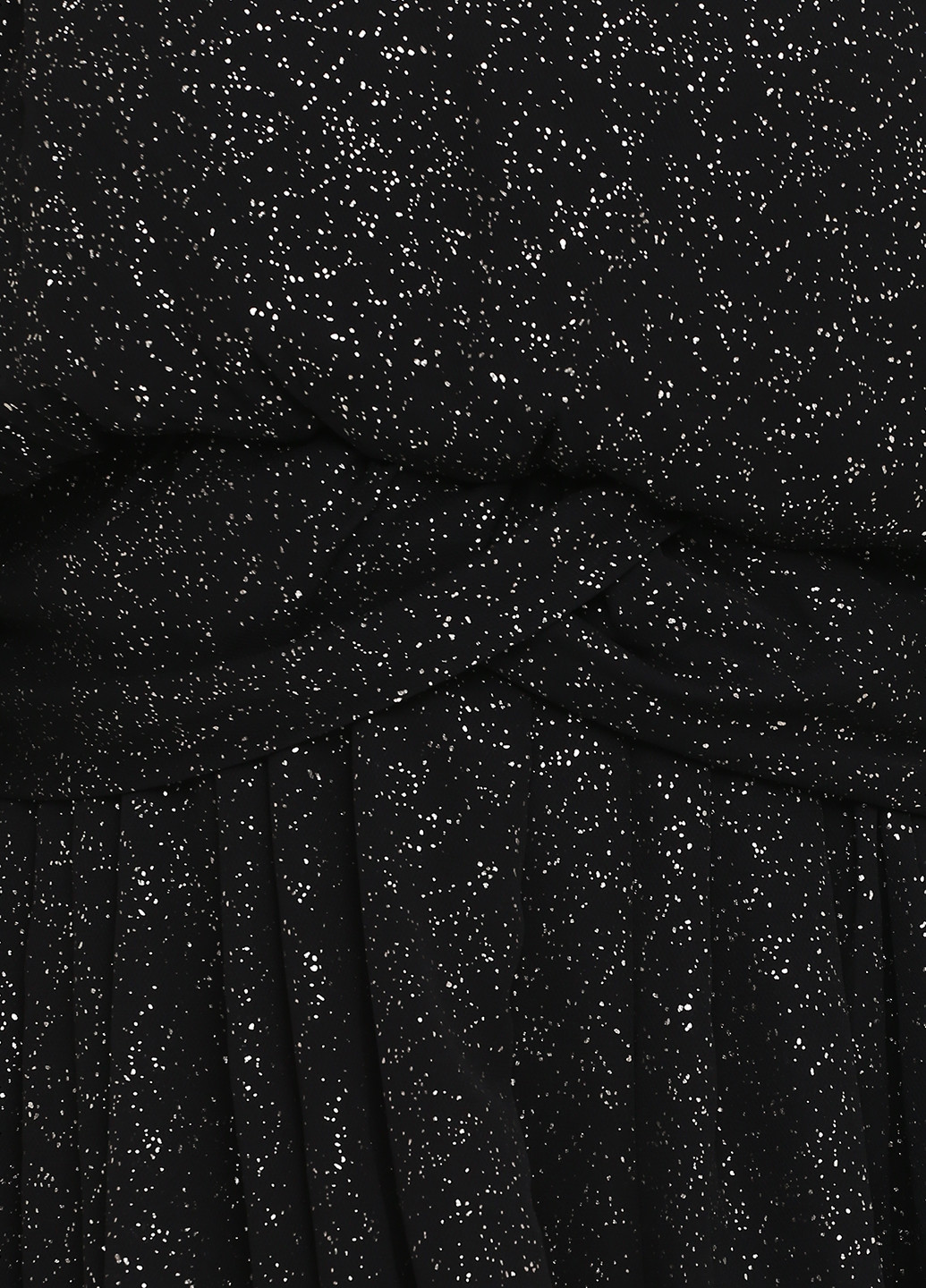 Черное кэжуал платье короткое H&M с узором «перец с солью»