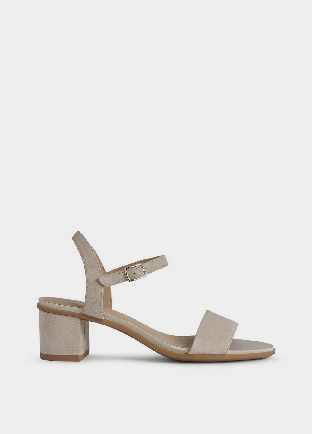 Бежевые босоножки Geox с ремешком