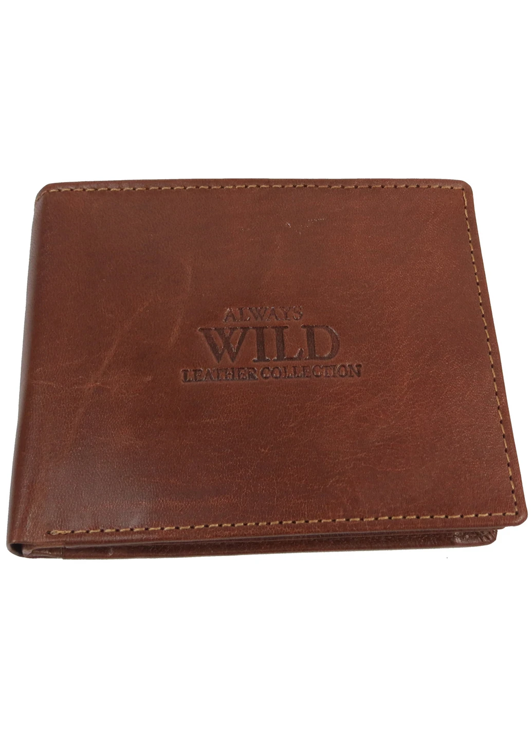 Чоловіче шкіряне портмоне 12,5х2,5х10 см Always Wild (233421087)