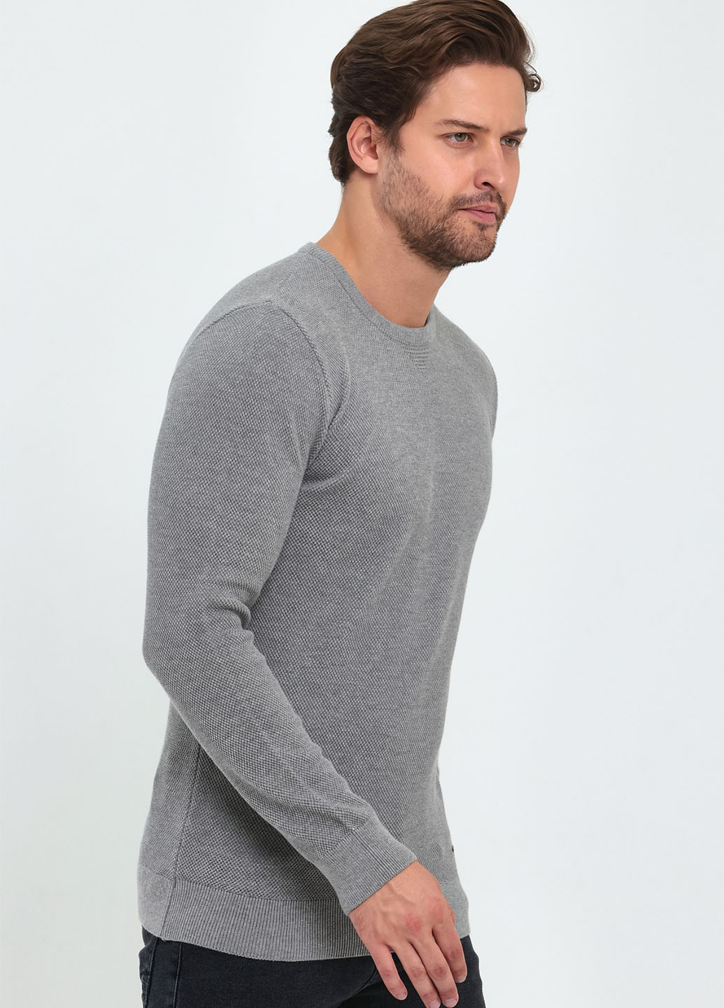 Сірий демісезонний светр джемпер Trend Collection