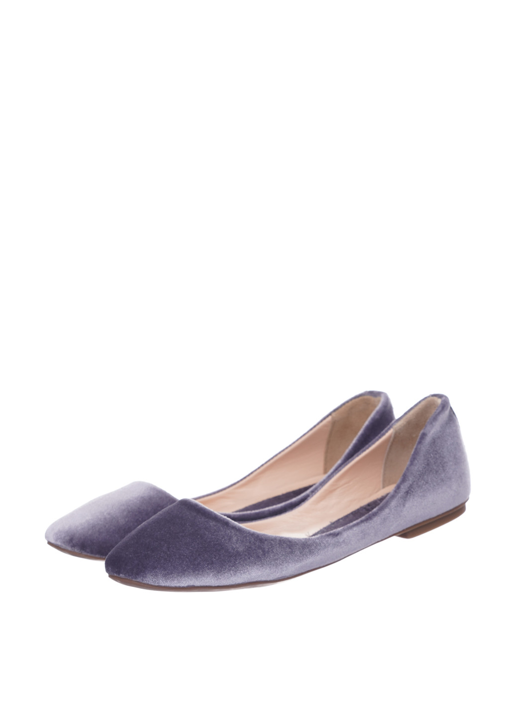 Жіночі балетки Alta Brezza | сірі однотонні без декору текстиль (308073276)