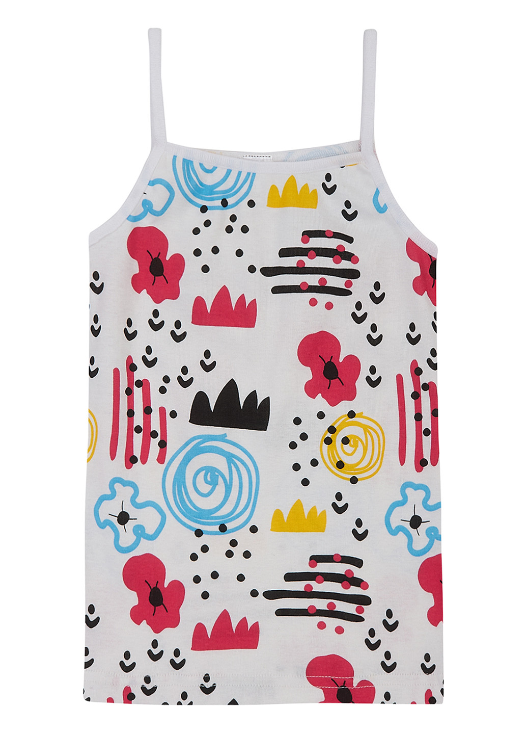 Белый демисезонный комплект (майка, трусы) Garnamama