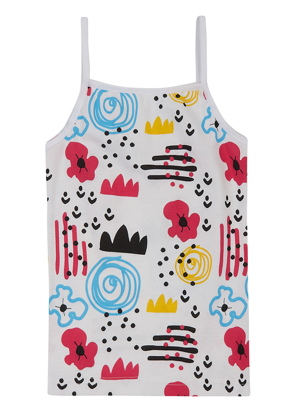 Белый демисезонный комплект (майка, трусы) Garnamama