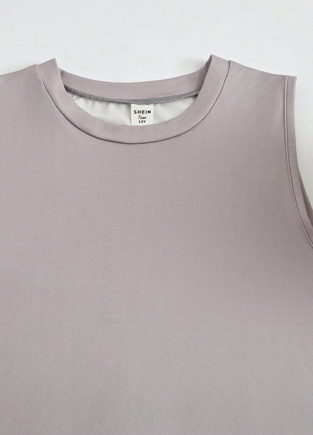 Серая всесезон пижама (майка, шорты) майка + шорты SHEIN