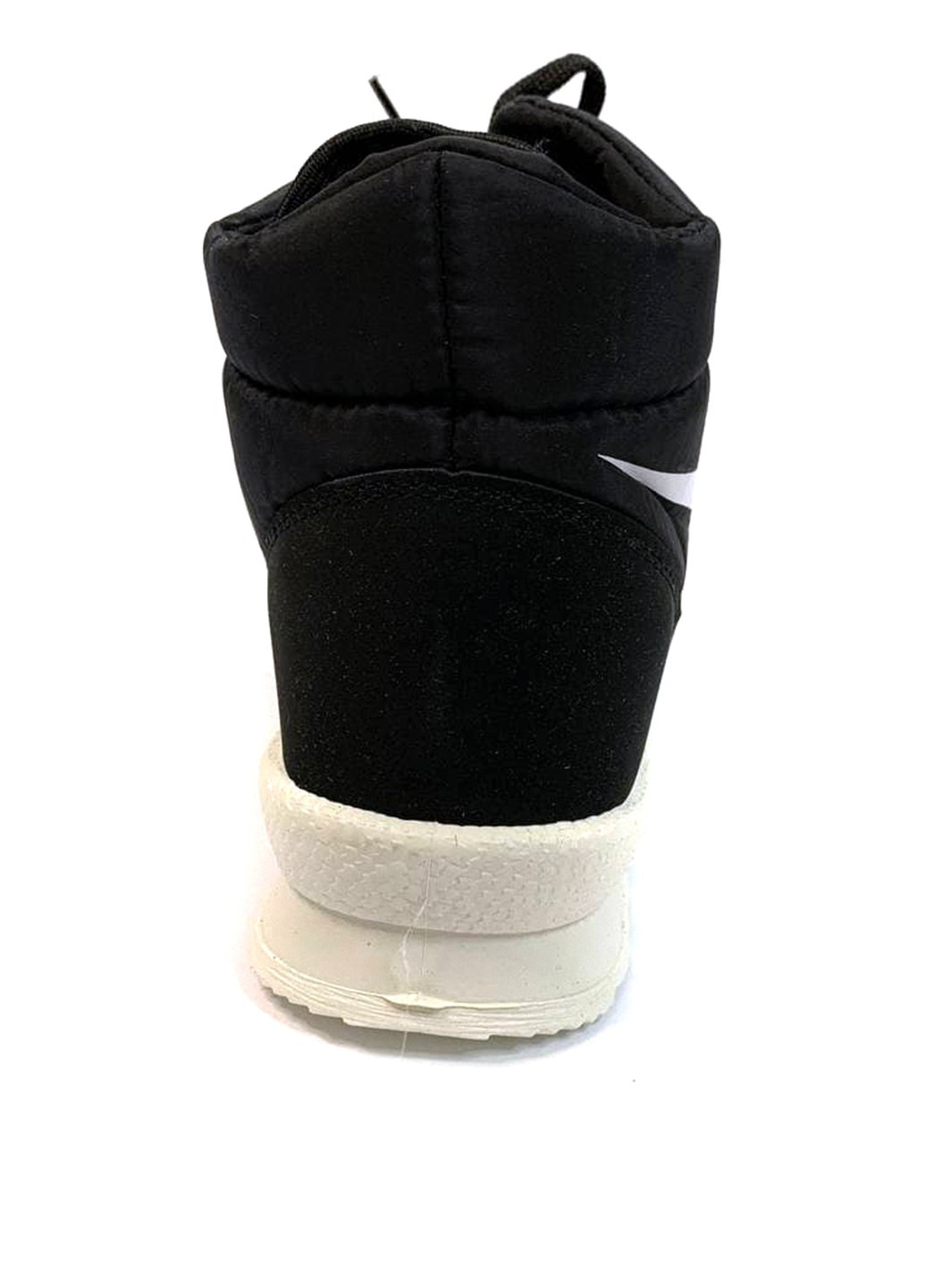 Зимние ботинки Dago с белой подошвой тканевые, из искусственной кожи