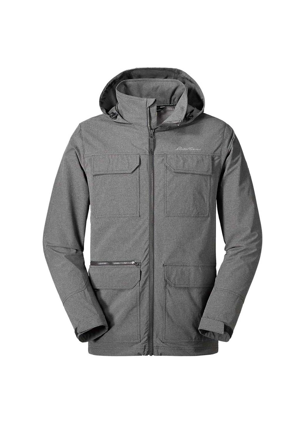 Серая демисезонная куртка Eddie Bauer