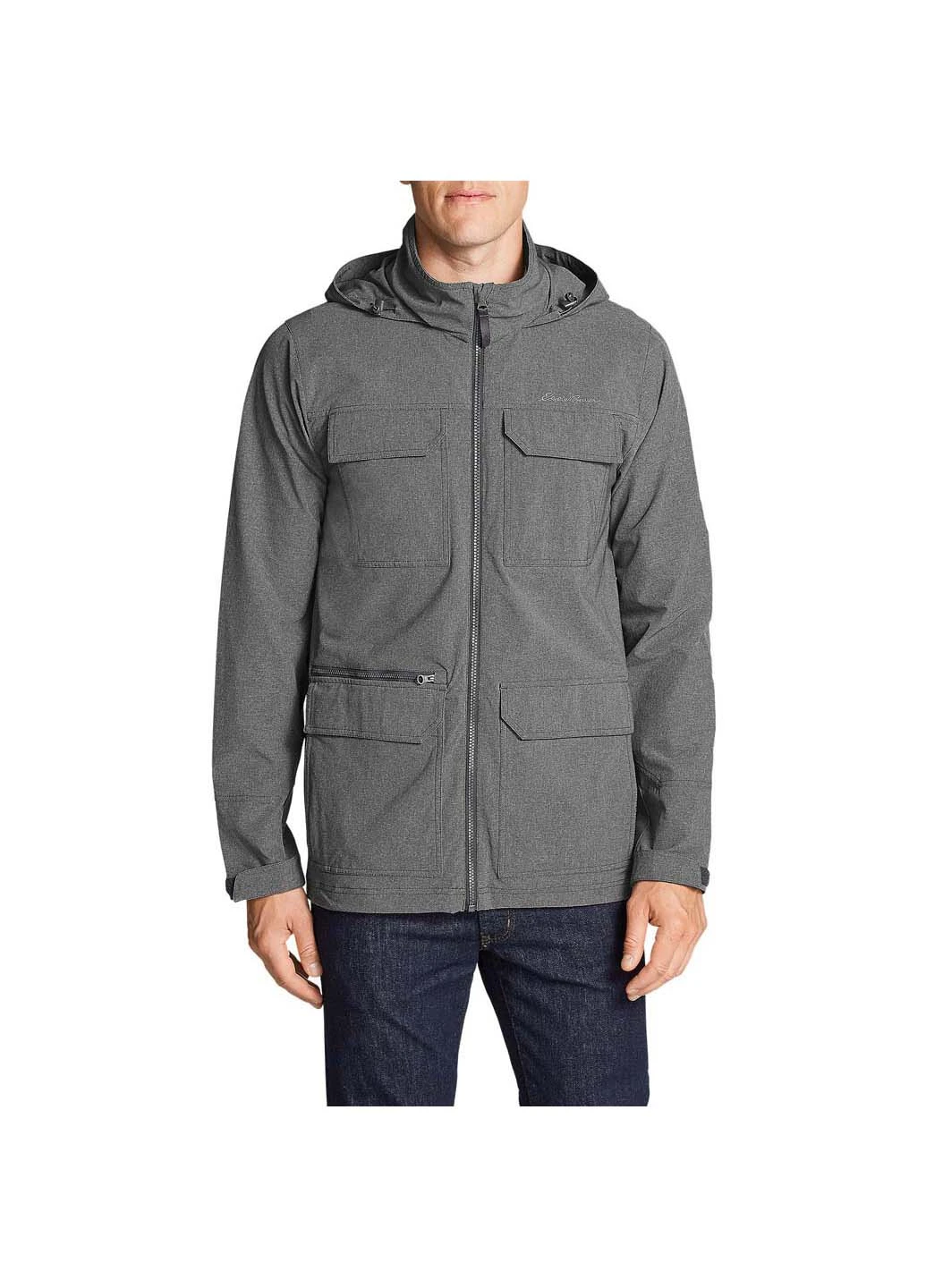 Серая демисезонная куртка Eddie Bauer