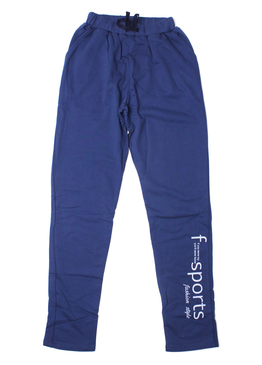 Синие спортивные демисезонные брюки Valeri-Tex