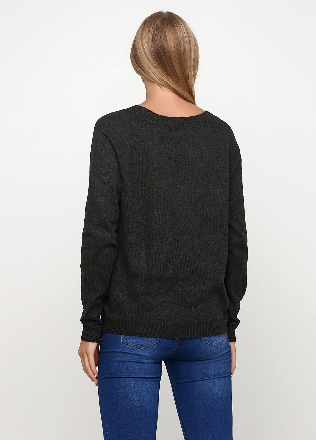 Темно-сірий демісезонний пуловер пуловер Vero Moda