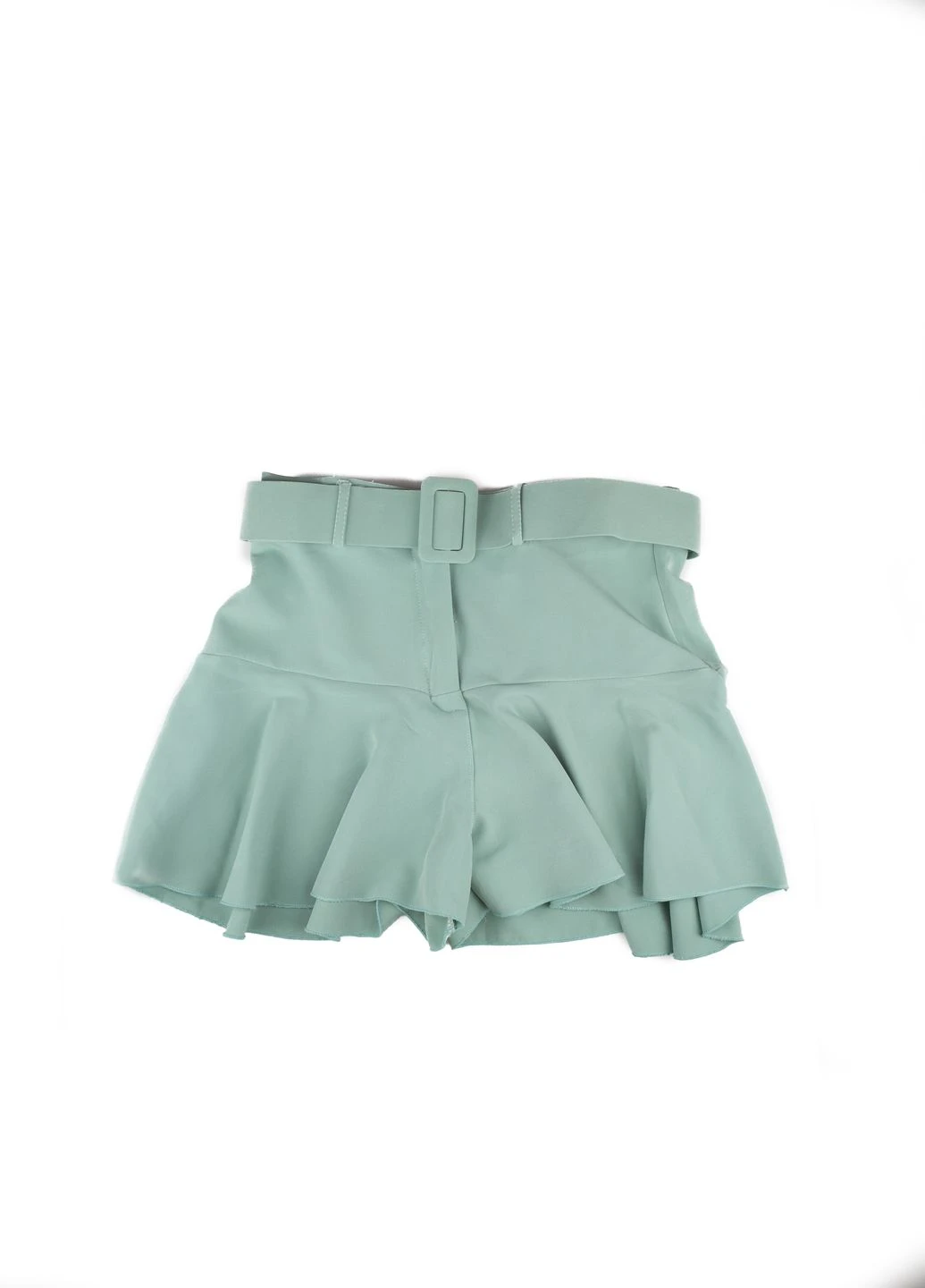 Оливковая (хаки) однотонная юбка Boohoo