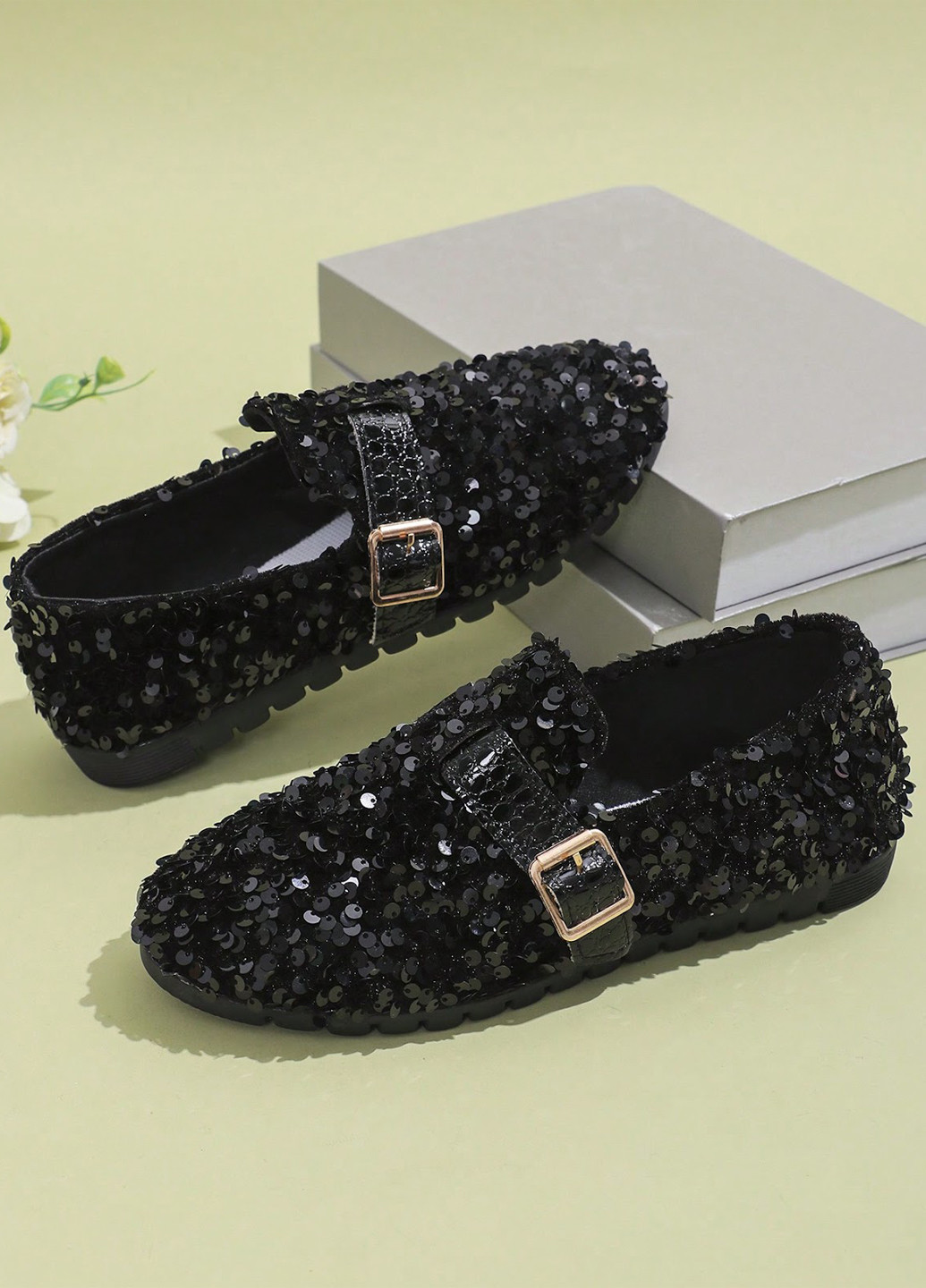 SHEIN Туфли черный з текстиль, китай — демисезон (331034894)