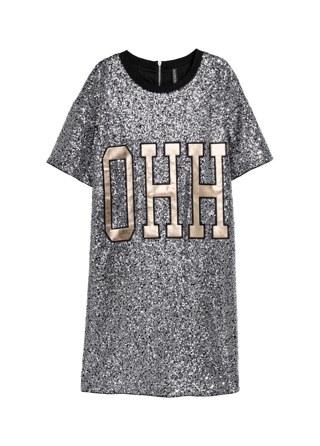 Темно-сіра кежуал сукня сукня-футболка H&M