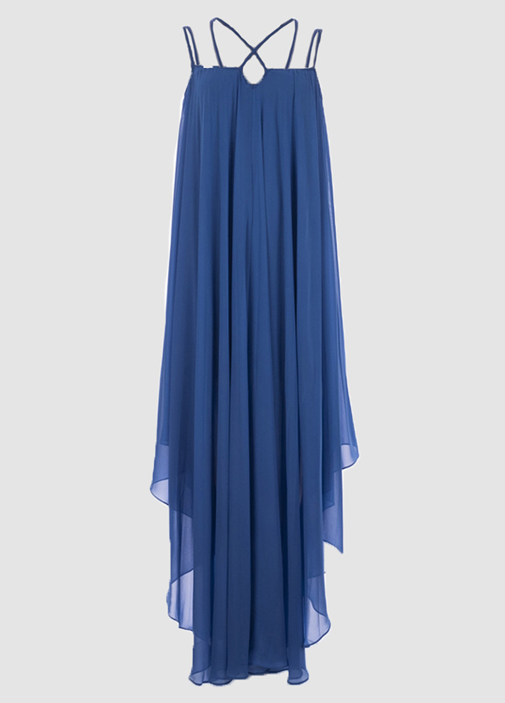 Блакитна вечірня сукня а-силует Guess by Marciano однотонна