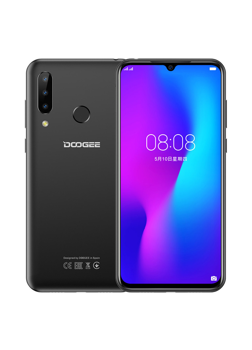 Смартфон Doogee y9 plus 4/64gb black (155433457)