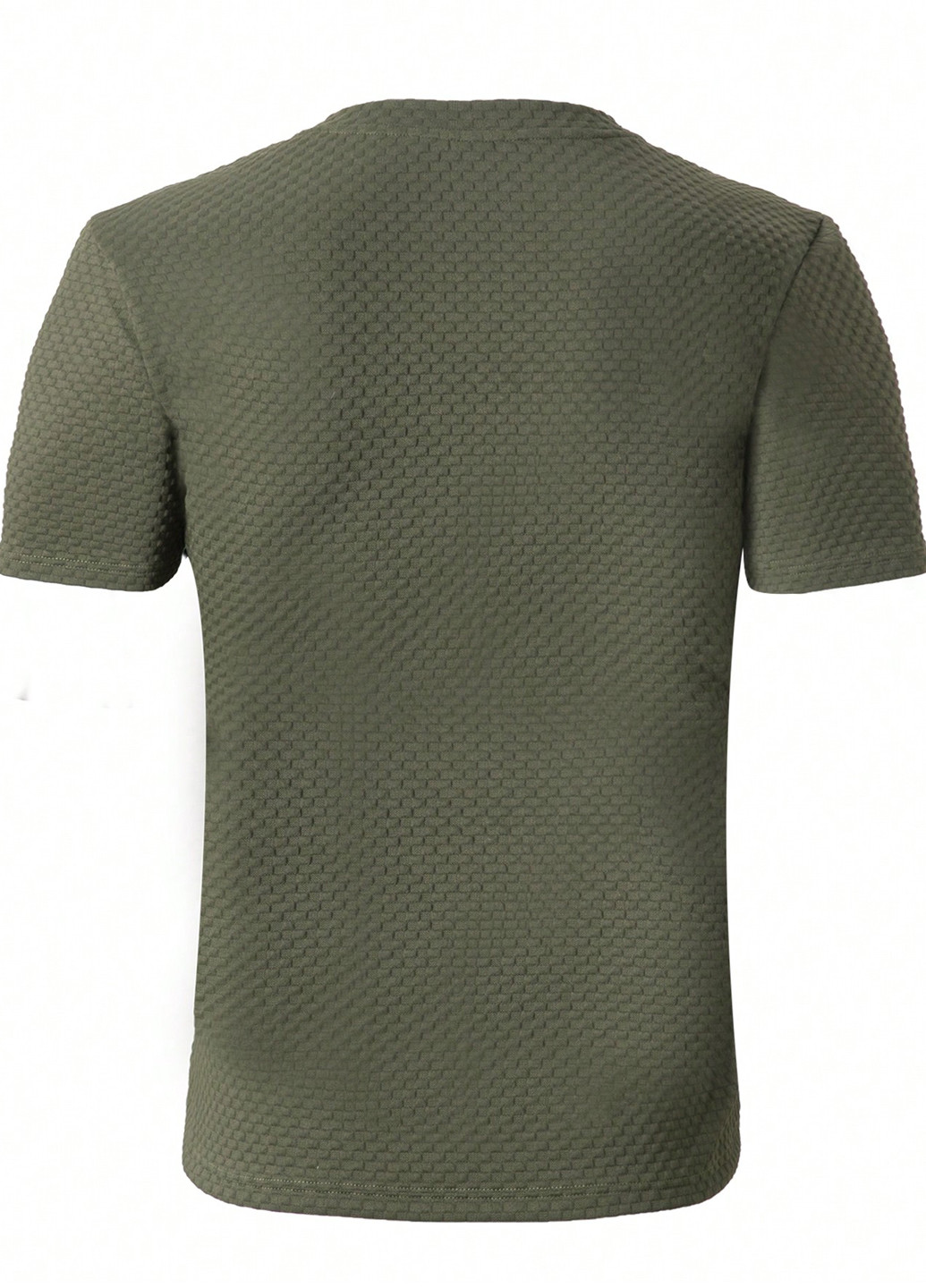 Хаки (оливковая) футболка SHEIN