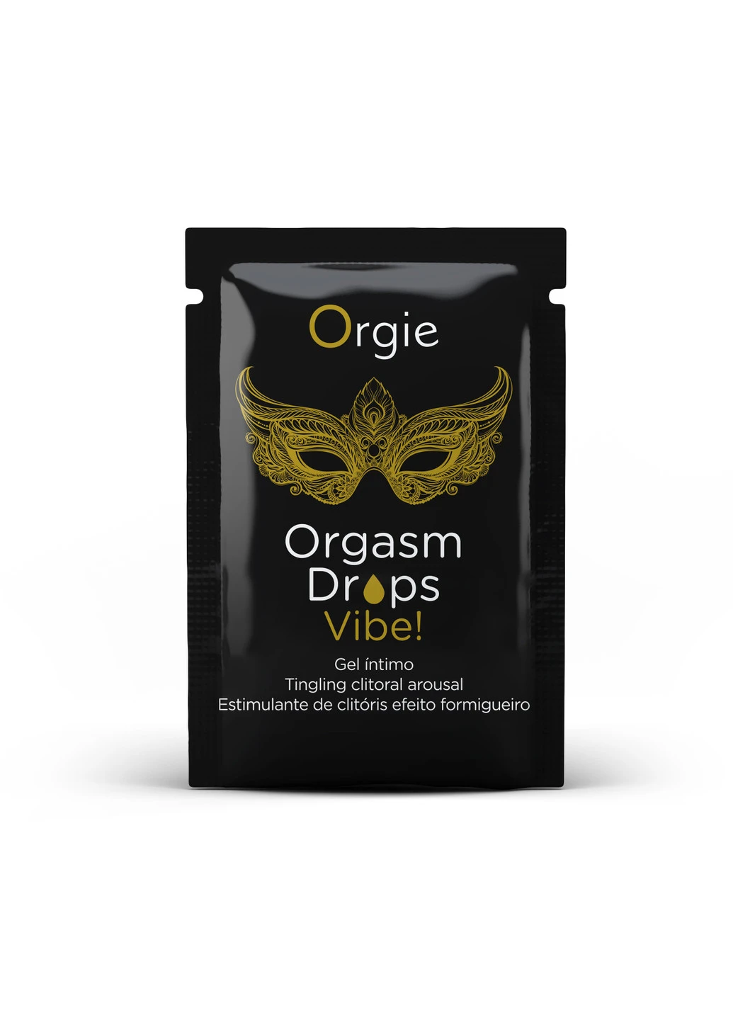Сашет Кліторальні краплі з вібрацією ORGASM DROPS VIBE! - 2 мл Orgie (251849848)