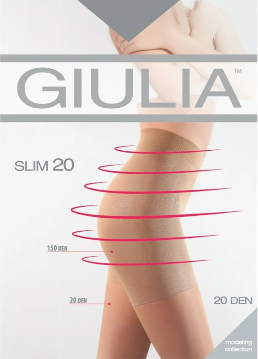 Колготи жін. -visone-5(XL) Giulia SLIM 20 (252897164)