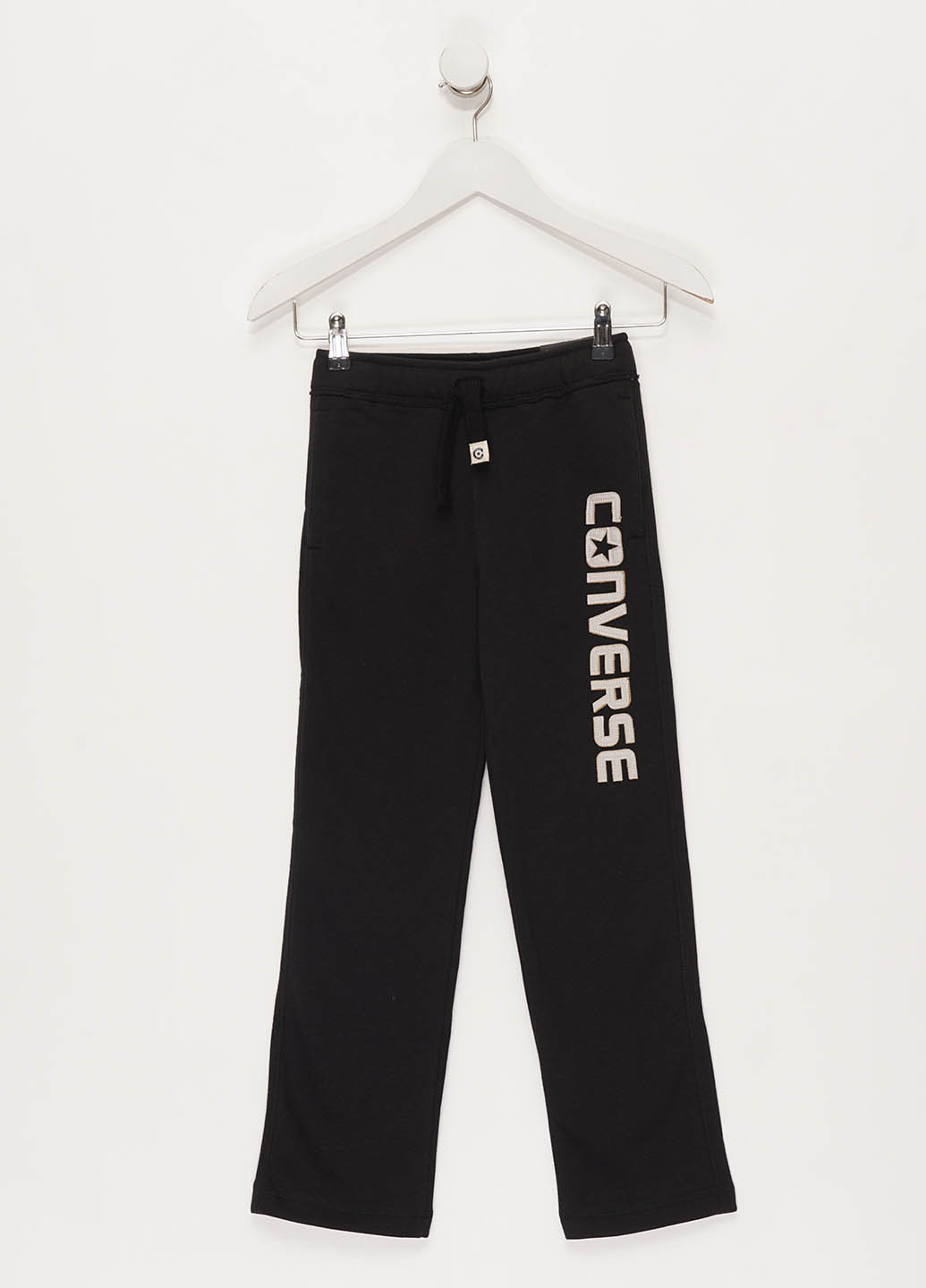 Черные спортивные демисезонные прямые брюки Converse