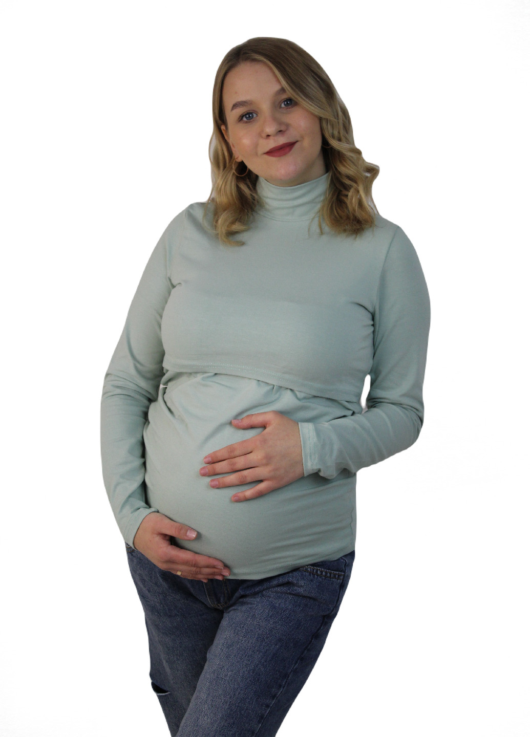 Гольф для беременных с секретом для кормления HN (251343135)