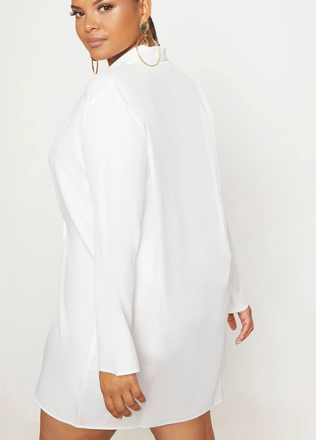 Білий кежуал cукня сукня-жакет PrettyLittleThing однотонна