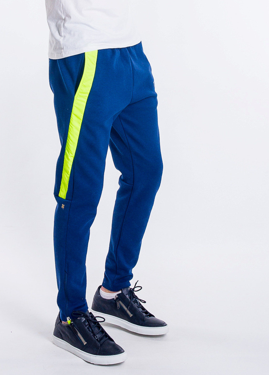 Синие спортивные демисезонные зауженные брюки Robey x Banlieue