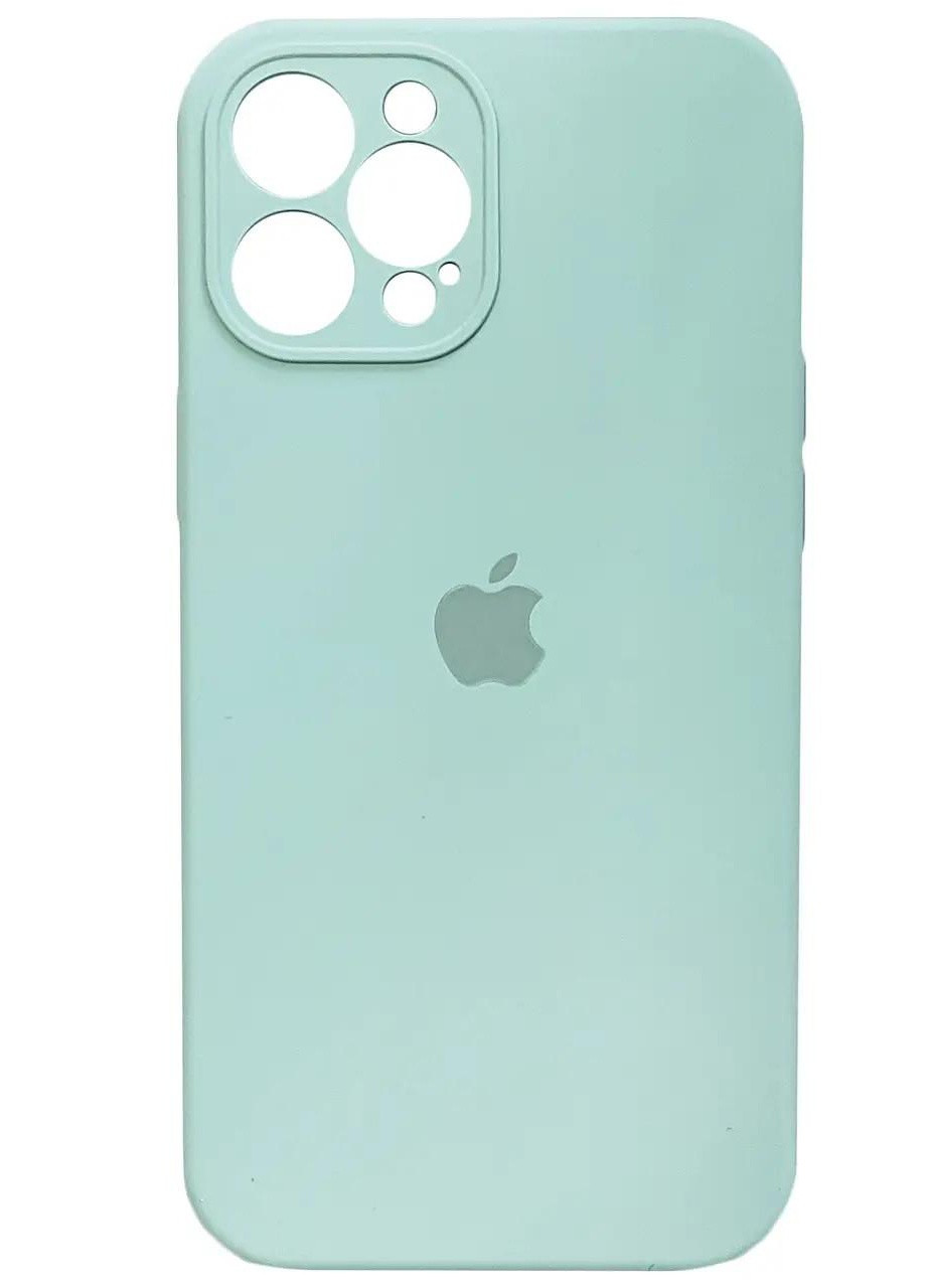 Силиконовый Чехол Накладка Закрытая Камера Silicone Case Full Camera Для iPhone 13 Pro Max Mint No Brand (254091927)