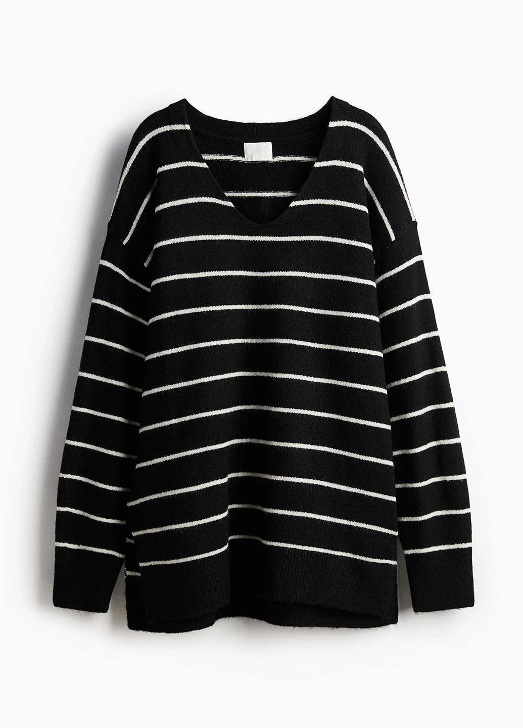 Черный зимний пуловер пуловер H&M