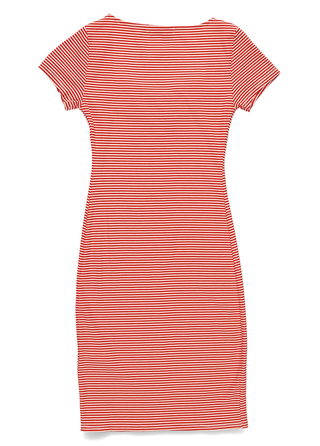 Комбинированное кэжуал платье силуэтная Even & Odd в полоску