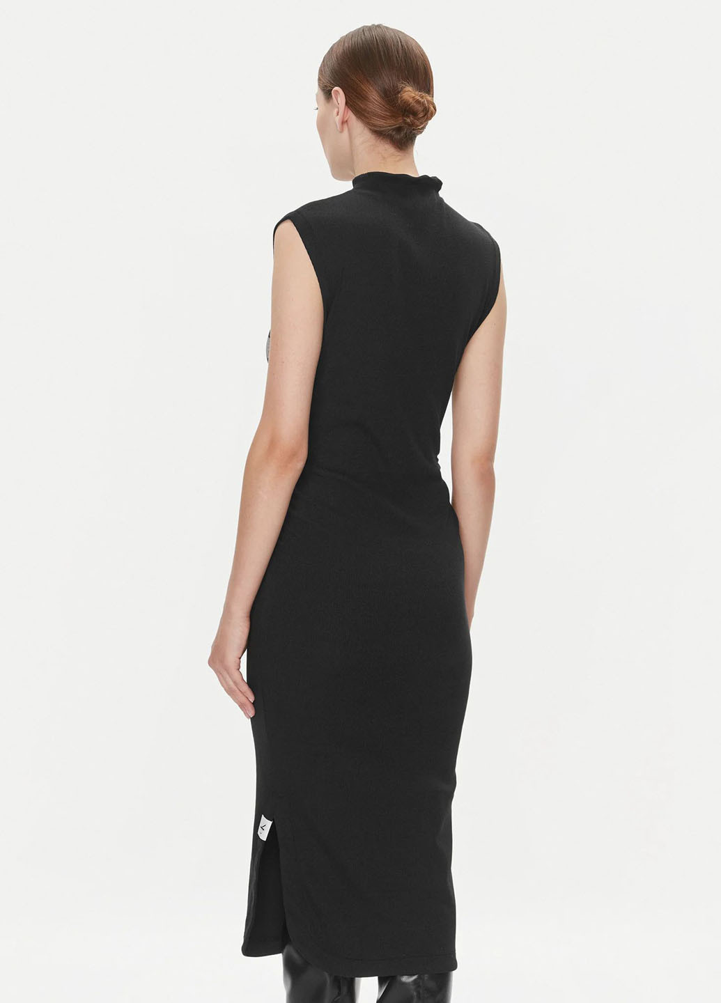 Чорна кежуал сукня Calvin Klein однотонна