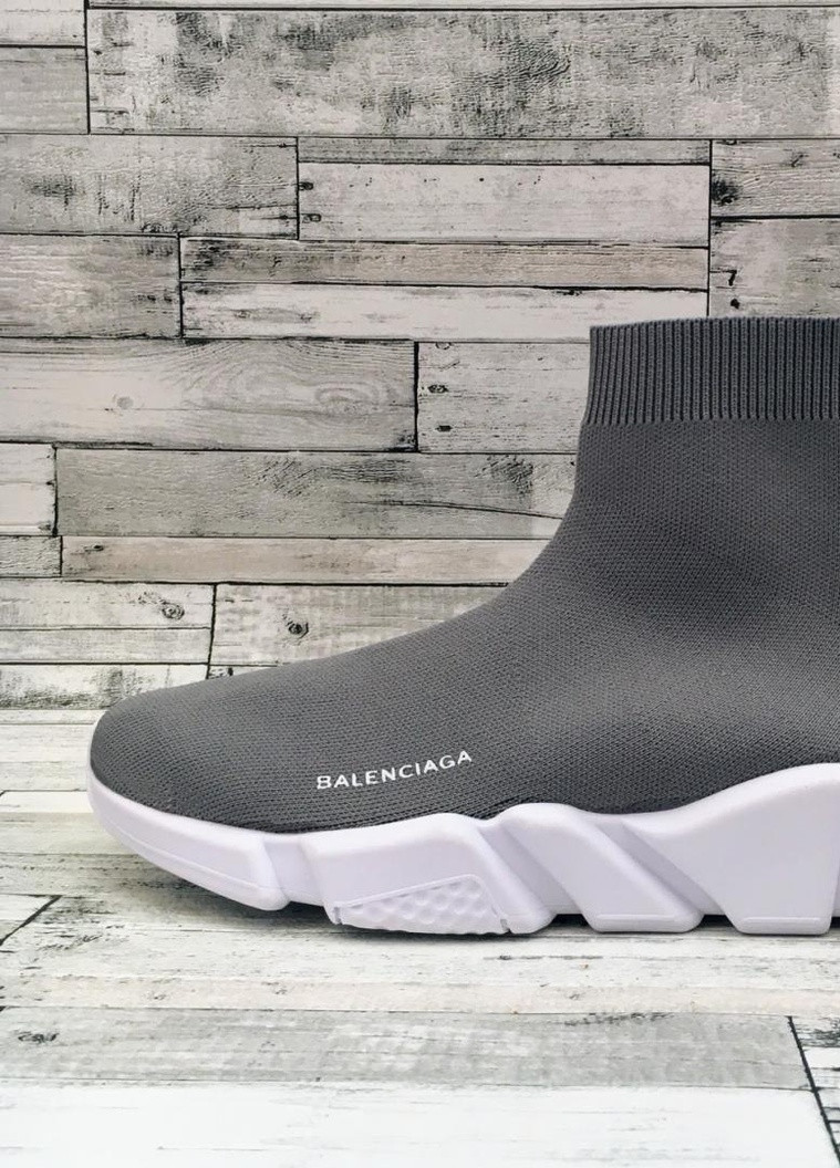 No Brand Copy Balenciaga Speed Trainer Grey White 2 253461956 253461956