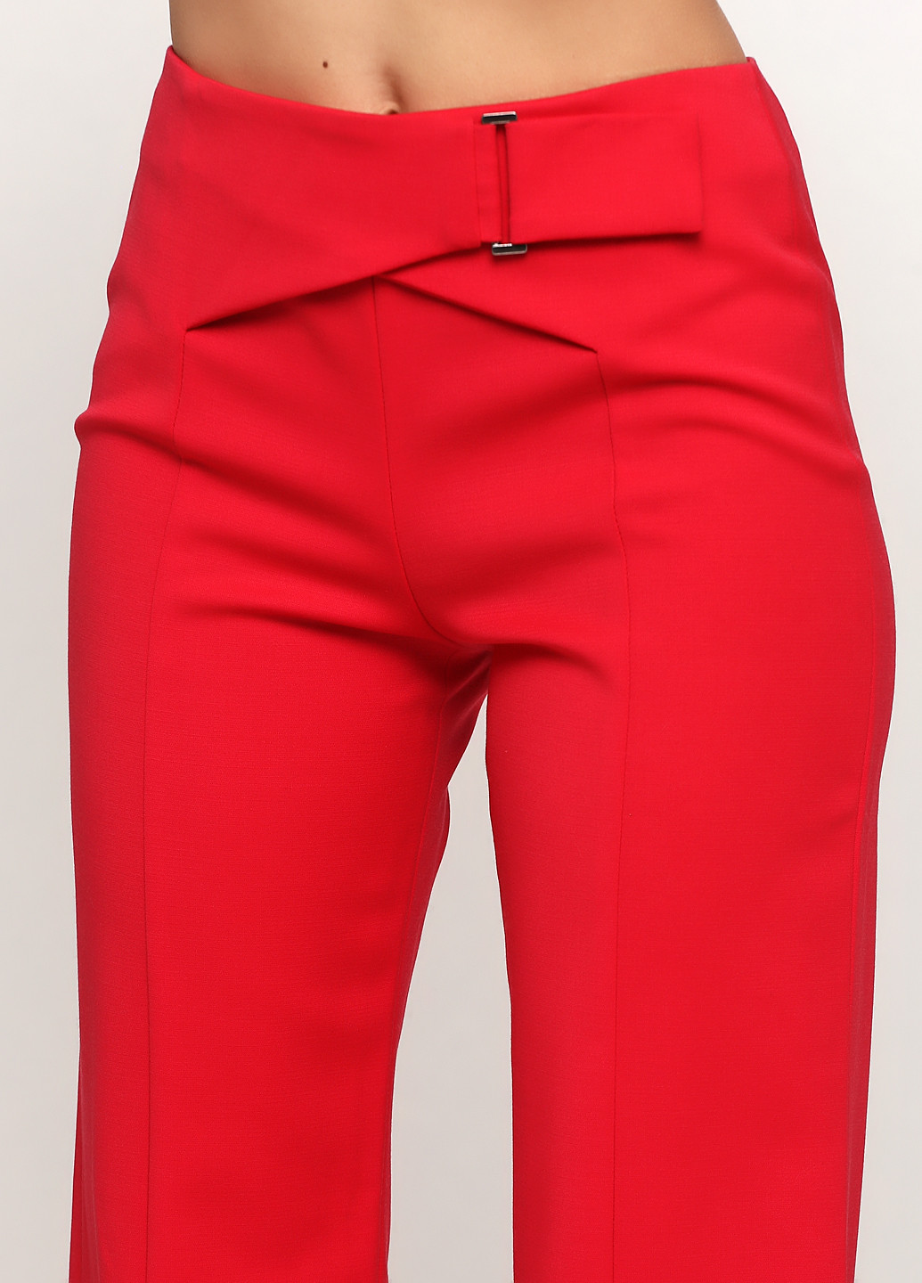Красные кэжуал демисезонные прямые брюки Giorgio Armani