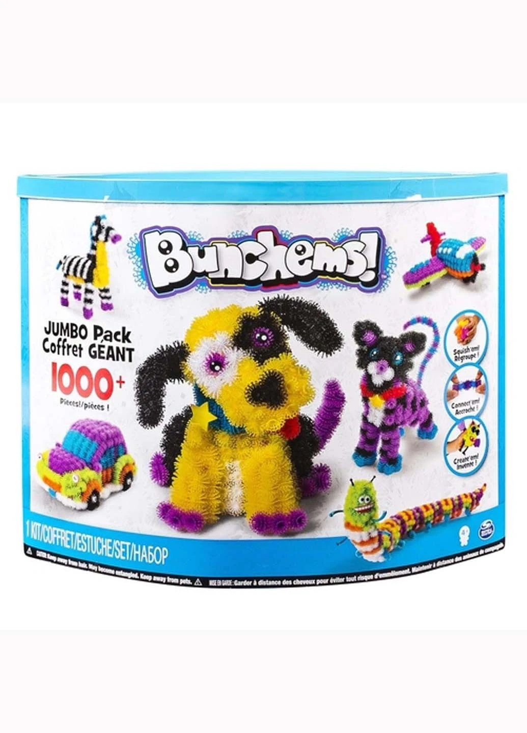 Конструктор Bunchems Spin Master Jumbo Pack 1000 деталей (207383003)