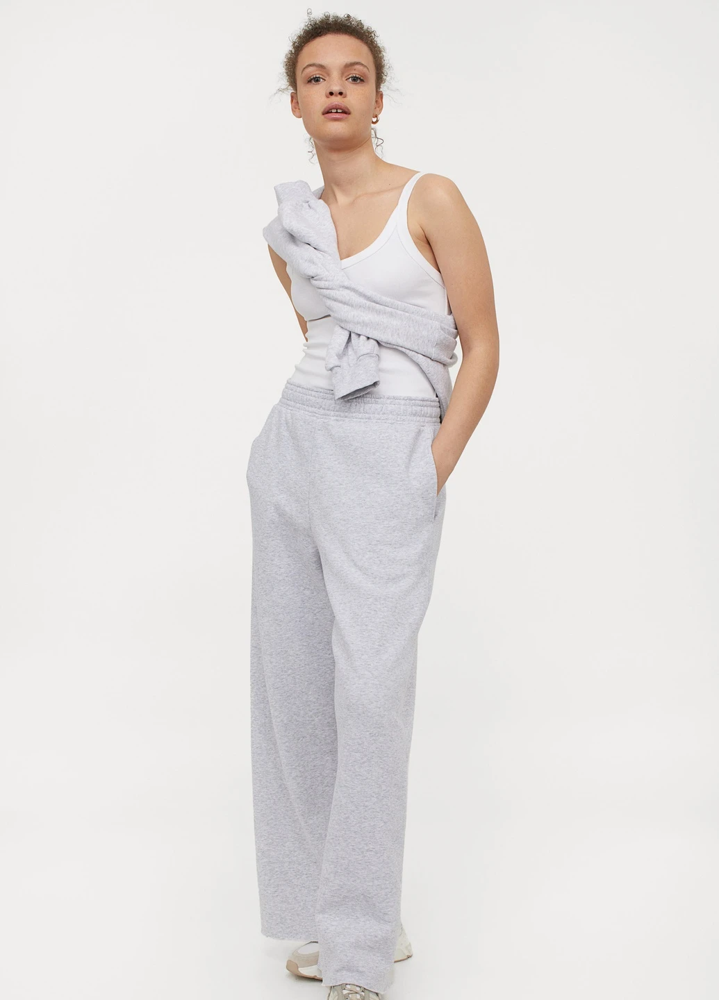 Топ літо,білий, H&M Basic (254655495)