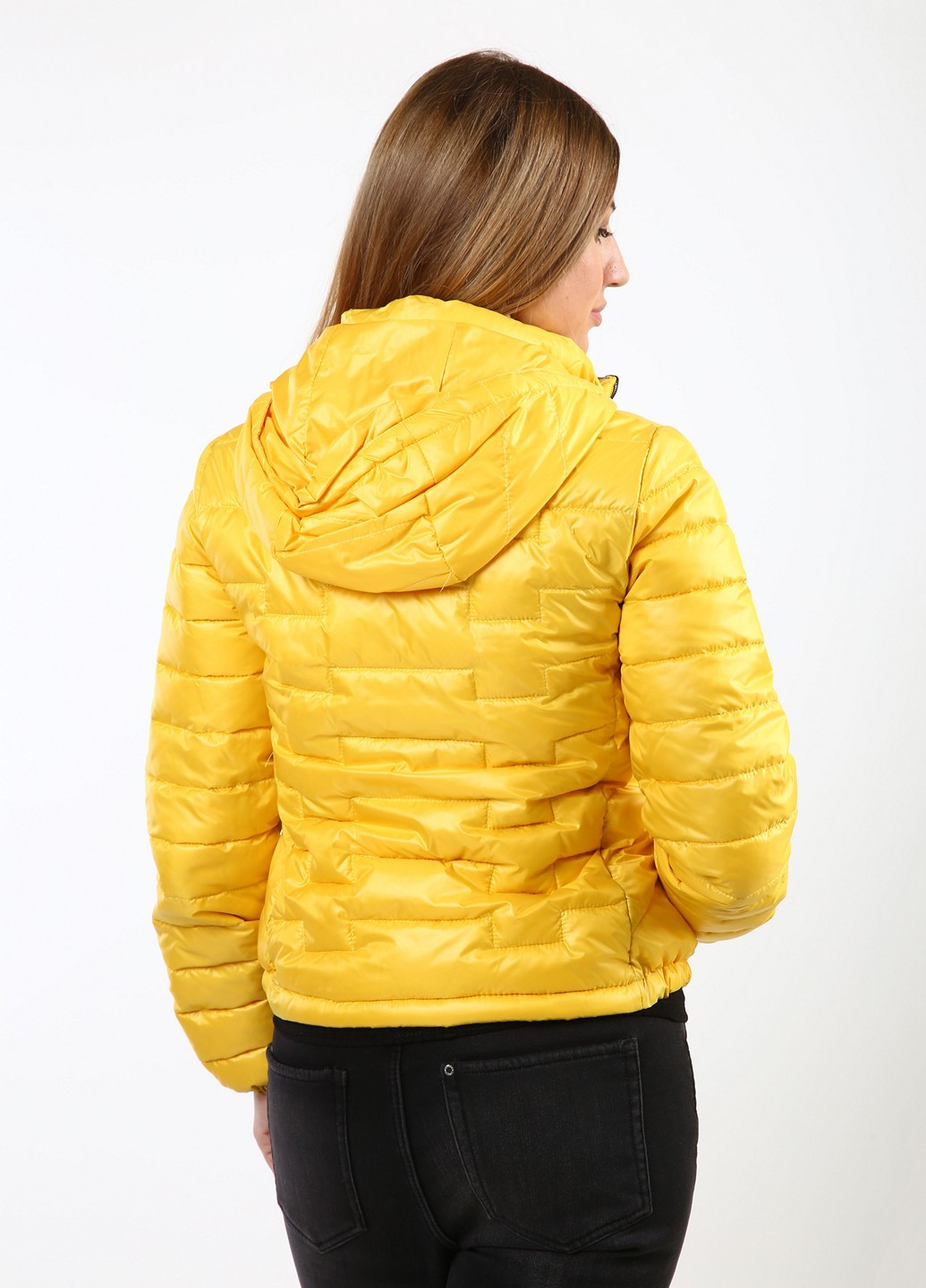 Жовта демісезонна куртка Amazonka