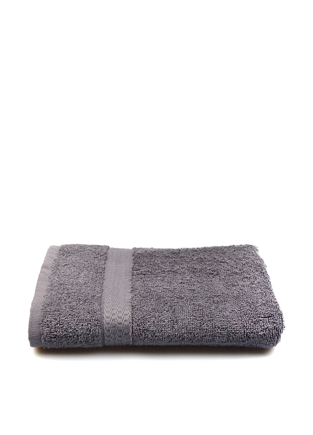 No Brand полотенце, 50х90 см однотонный серый производство - Азербайджан