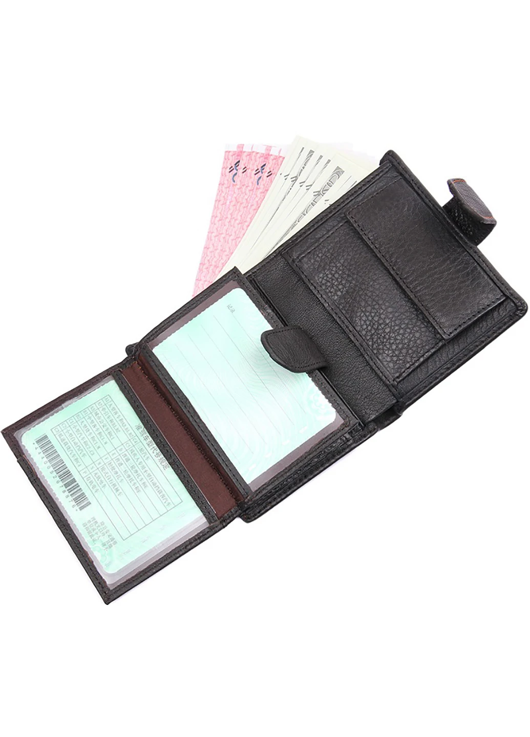 Чоловік шкіряний гаманець 9,5х14 см Vintage (229460564)